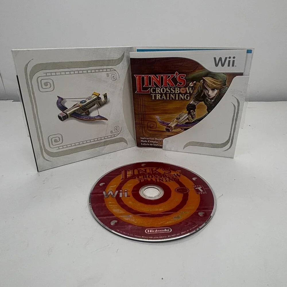 Link's Crossbow Training Wii (Nintendo Wii, 2007) Complete W/ Manual